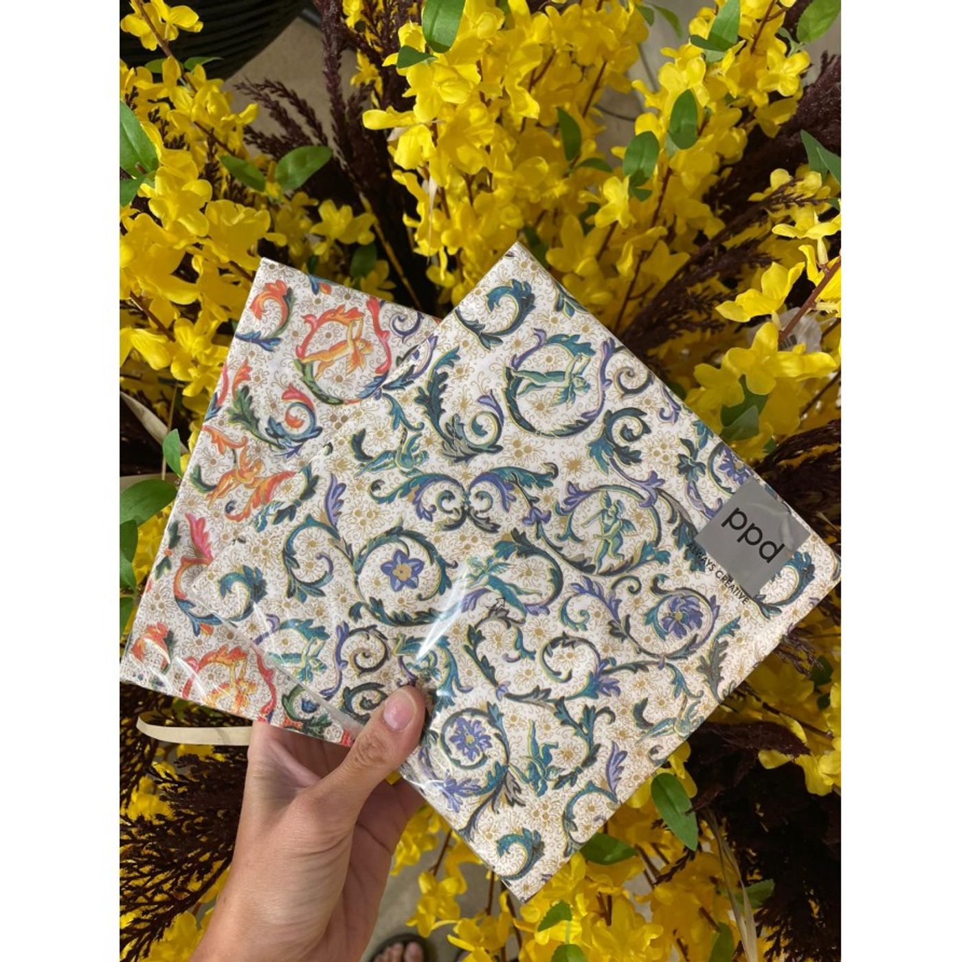 Serviettes en papier FIORENTINA AZURRA